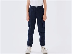 Name It dark sapphire twill cargo trousers